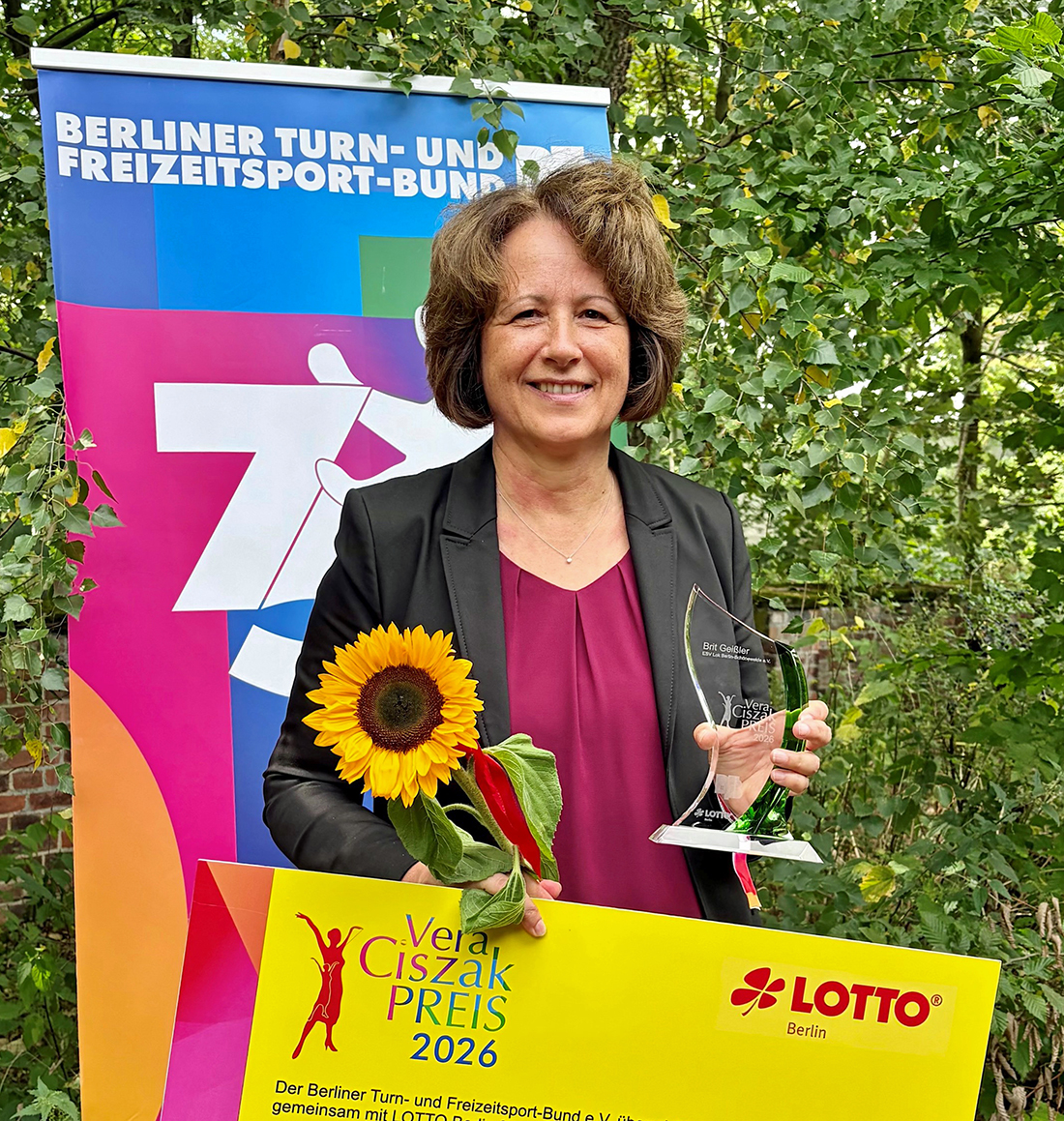 Brit Geißler wurde mit dem Vera Ciszak-Preis ausgezeichnet. (Foto: Gritt Ockert)
