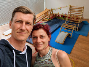 Tim Nitschke und Sabine Berndt bilden den Vorstand von Aktiv vor Ort. (Foto: privat)